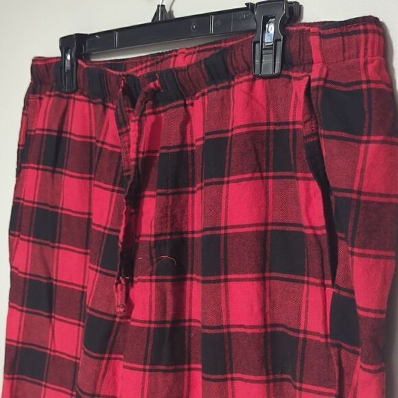 Gap Red and Black Buffalo Check Plaid Pajamas Pants - Picture 2 of 5